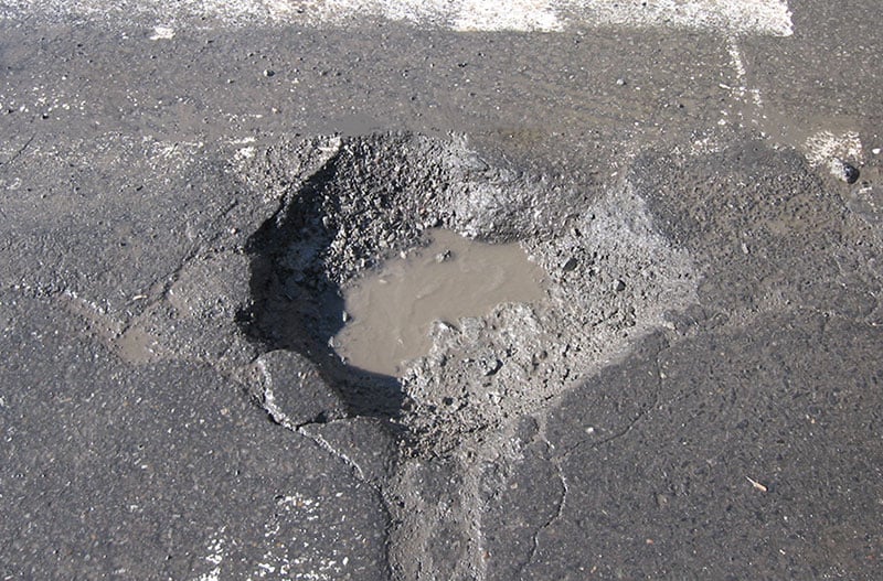 Asphalt Concrete Pothole